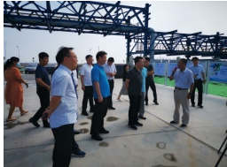 滄州市委常委、常務(wù)副市長和春軍一行 赴我公司調(diào)研生產(chǎn)建設(shè)情況